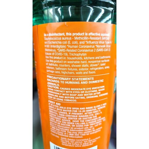 Pine Glo Antibacterial & Disinfectant All Purpose Cleaner 50 Ounces Fresh Citrus - Picture 4 of 9